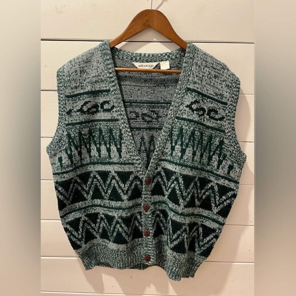 VINTAGE unisex entourage grandpa vest size XL